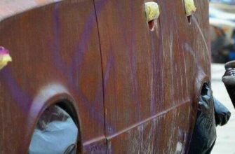 покраска автомобиля аэрозольным баллончиком